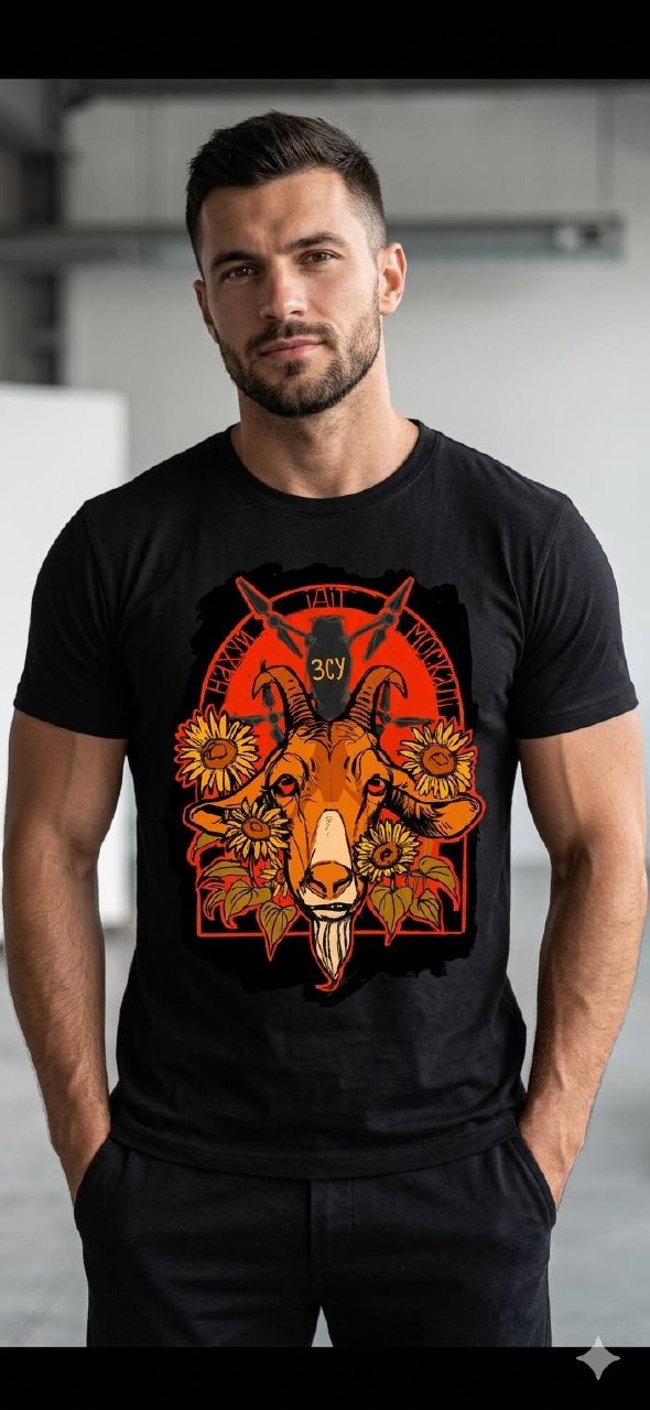 ЗСУ Goat Tee — Black
